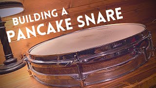 Building A Pancake Snare DIY Drum Building [upl. by Rabkin]