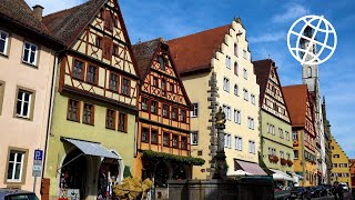 Rothenburg ob der Tauber Germany Amazing Places 4K [upl. by Wendye980]