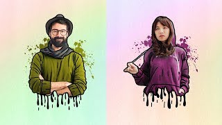 Splatter Effect Photoshop Tutorial [upl. by Amalberga]