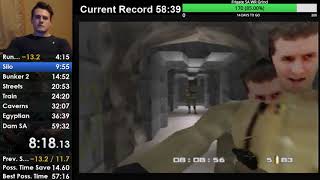 Goldeneye 00 Agent speedrun 3620 world record [upl. by Nawd]