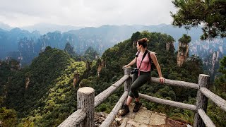 Avatar Mountains Zhangjiajie National Forest [upl. by Oinotnanauj]