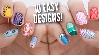 10 Easy Nail Art Designs for Beginners The Ultimate Guide 5 [upl. by Dippold847]