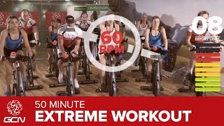 Extreme Fat Burning Workout  50 Minute Indoor Cycling Class [upl. by Tnek]