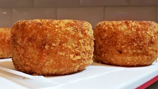 Crispy Potato Croquettes Recipe  How To Make Croquettes [upl. by Herra337]