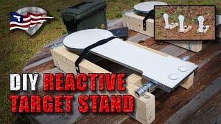 Build Your Own Reactive Target Stand  DIY Steel Popper Targets Cheap [upl. by Ardeed]