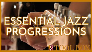 Essential Jazz Progressions  Beginner Jazz Guitar Lesson  Toolbox 22 [upl. by Jecon]