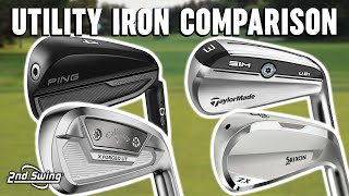 Golf Utility Iron Comparison  PING G425 Crossover TaylorMade SIM UDI Callaway X Forged Srixon ZX [upl. by Kally]