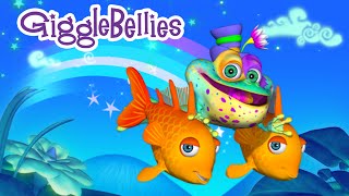 Great Big Ocean  7 More Fun Kids Songs  GiggleBellies [upl. by Enneyehs]