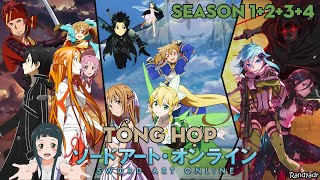 TỔNG HỢP quotHack Kiếm Sĩquot  Season 1  2  3  AL Anime [upl. by Nunciata]