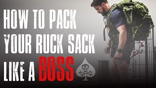 How to Pack Your Ruck Sack Like A BOSS  Get Selected  SOFLETE [upl. by O'Kelly]