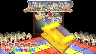 The Disco Devil Hole Punch WITH LYRICS  Paper Mario The Origami King Cover [upl. by Eenej]