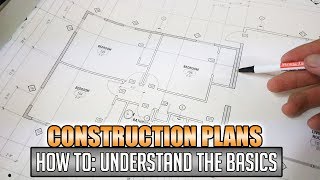 How To Reading Construction Blueprints amp Plans  1 [upl. by Tomchay]