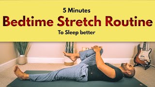 5 Minute Before Bed Stretching Routine for Better Sleep [upl. by Irene846]