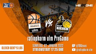 PreGame  ratiopharm ulm vs MHP RIESEN Ludwigsburg [upl. by Nadine]