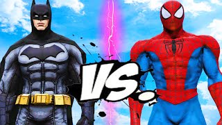 BATMAN VS SPIDERMAN  EPIC BATTLE [upl. by Isej468]