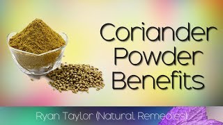 Coriander Powder Benefits amp Uses Dhania Powder [upl. by Munniks]