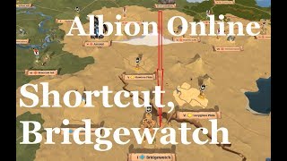 Albion Online  Caerleon to Bridgewatch fast almost safely [upl. by Anaert]