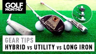 Hybrid vs Utility Iron vs Long Iron  Which Is Right For You  Golf Monthly [upl. by Godiva]