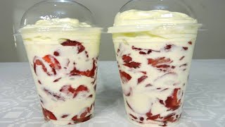 COMO HACER DELICIOSAS FRESAS CON CREMA  irisCocinablog [upl. by Josephine]