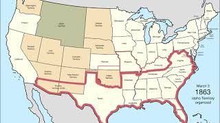 Territorial evolution of the United States [upl. by Ydiarf]