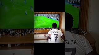 Vini reacts to Mbappes insane goal  vs Getafe [upl. by Cornel547]