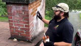 Efflorescence Removal Repair and Prevention Brick Chimney [upl. by Nylorahs]