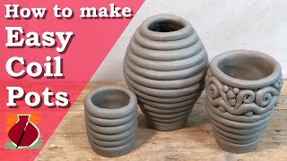 How to Make Easy Coil Pots [upl. by Eduj701]