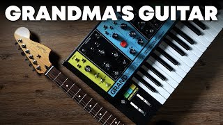 Running my guitar through the Moog Grandmother synth [upl. by Meagan]