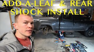 Tacoma AddALeaf Rear Lift Install  ICON [upl. by Derraj]