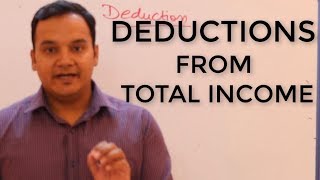 Deductions from Gross total Income [upl. by Ahcilef]