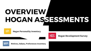 Hogan Assessment Overview 14  HPI HDS MVPI 2019 [upl. by Corabel194]