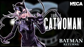 NECA Toys Batman Returns Catwoman 14 Scale Figure Review [upl. by Nyvlem]