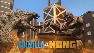 GODZILLA VS KONG  Stop Motion Battle [upl. by Arag]