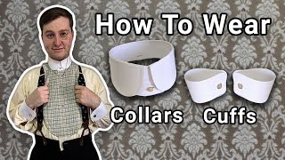 How to Wear Detachable Collars  Cuffs amp Bibs [upl. by Lleret]