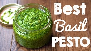 How to Make Basil Pesto  Better than Store bought [upl. by Ybur525]