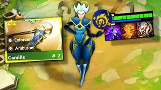 EMILYYWANG VỚI CAMILLE 5 PHỤC KÍCH SIÊU CARRY META MÙA 13 LEO RANK CỰC KHỎE  DTCL MÙA 13 [upl. by Godewyn609]