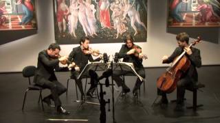 Quatuor Ebène  Bela Bartok String quartet Nr 4 Cmajor Sz 91 [upl. by Ettenwahs]