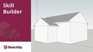 Constructability modeling with SketchUp Roof modeling [upl. by Hgielyak]