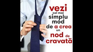 Cum se face nodul simplu la cravata [upl. by Norraf228]