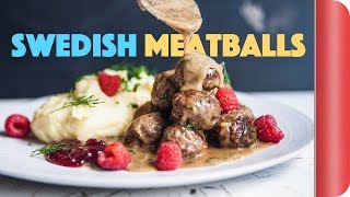 Swedish Meatballs From IKEA  Sorted Food [upl. by Gnemgnok627]