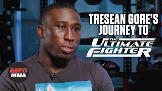 Tresean Gore’s incredible story of perseverance to reach The Ultimate Fighter  ESPN MMA [upl. by Orpheus]