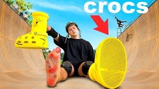 I Tried Extreme Sports in Croc Boots [upl. by Inoliel]