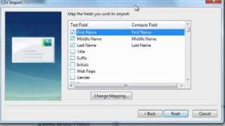 How to import contacts in Windows Live Mail [upl. by Sivar277]