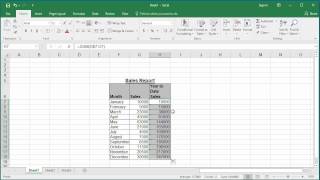 How to Calculate Running Totals or Cumulative Sum for a Range of Cells in Excel 2016 [upl. by Yeliah797]