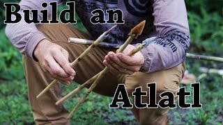 How to Build an Atlatl for hunting part 1 [upl. by Kirre]