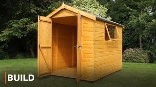 BUILD  8 x 6 Groundsman Double Door Shed [upl. by Kryska]