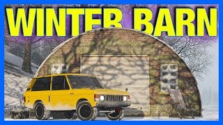 Forza Horizon 4  WINTER BARN FIND LOCATION  CUSTOMZATION [upl. by Correy]