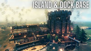 Valheim Island amp Dock BaseOutpost [upl. by Eciralc515]