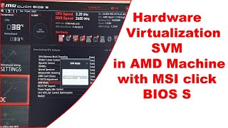 How do I enable virtualization in BIOS AMD Ryzen [upl. by Yrailih]