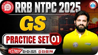 RRB NTPC GS Classes 2025  RRB NTPC GS Practice Set 01  GS for RRB NTPC  GS By Naveen Sir [upl. by Feldstein]